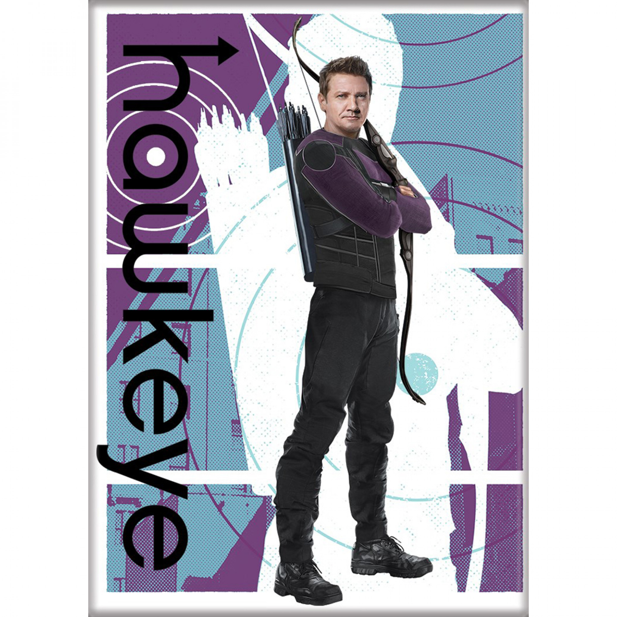 Marvel Studios Hawkeye Series Character Standing Pose Portrait Magnet